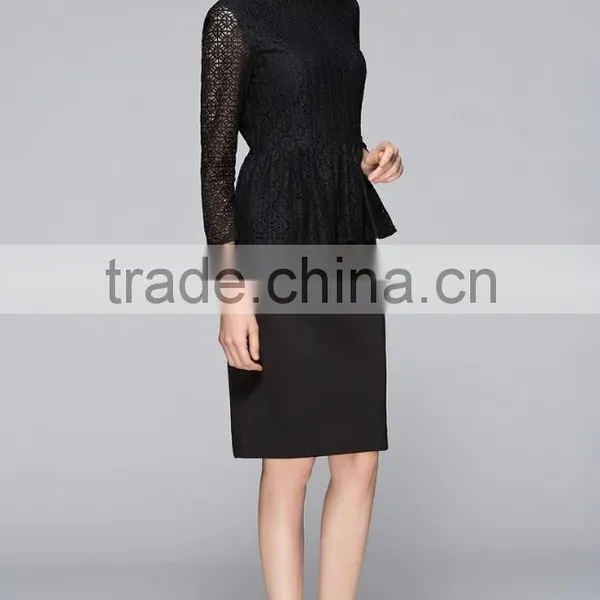 Spring-Summer Season Ladies Three-Quarter Length Sleeve Round Collar Waisted Casual Shirt photo-2