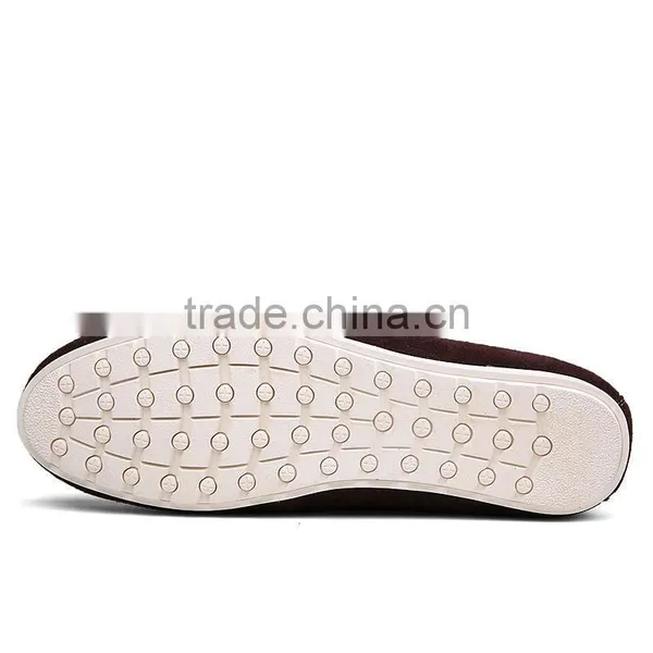 Male Casual Shoes Fashion New Model Style From China Factory, High Quality Men Casual Peas Shoes Sample With Leather photo-6