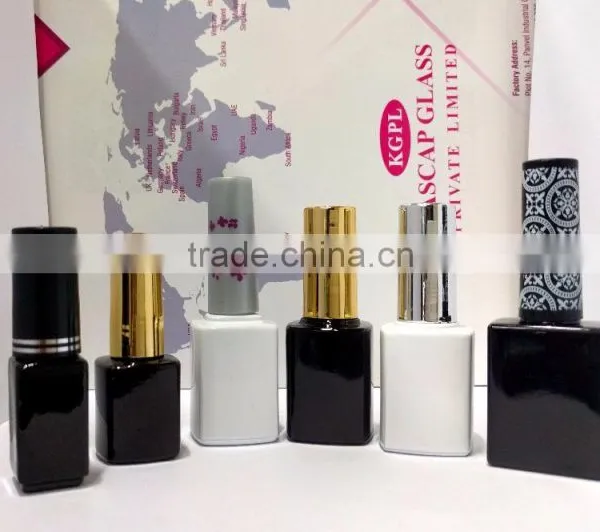UV Coated Bottles for Gel Polish India,Black Premium Coated Glass Bottle Manufacturers