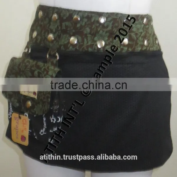 Cotton Reversable Wrap Skirt photo-2