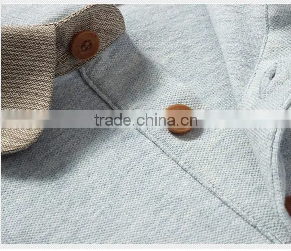 Good Quality Outdoor Two Color Sublimation Custom Man Polo T-Shirt 100% Cotton photo-6