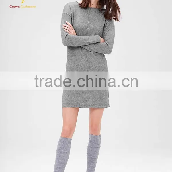 Women Knit Dress Wool 100 Cashmere Latert Fashion Dress Design photo-3