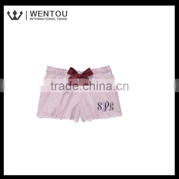 Hot Sale Monogrammed Seersucker Sorority Shorts photo-5