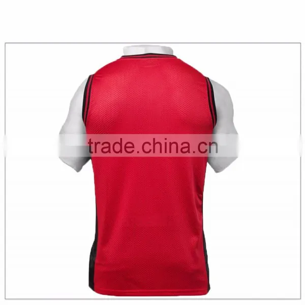 Factory Wholesale Cheap Mens Vest Tops Sports Tank Top Gym Stringers For Men photo-2