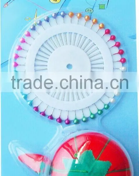 Blister Card Pack of 100% Cotton of Tomato Pin Cushion With Saw/wood Dust Inside photo-3