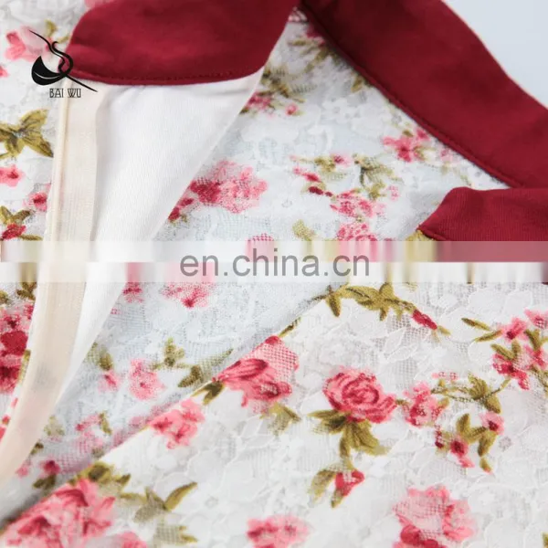 117141048 Chinese Style Collar Lace Ballet Leotard photo-6