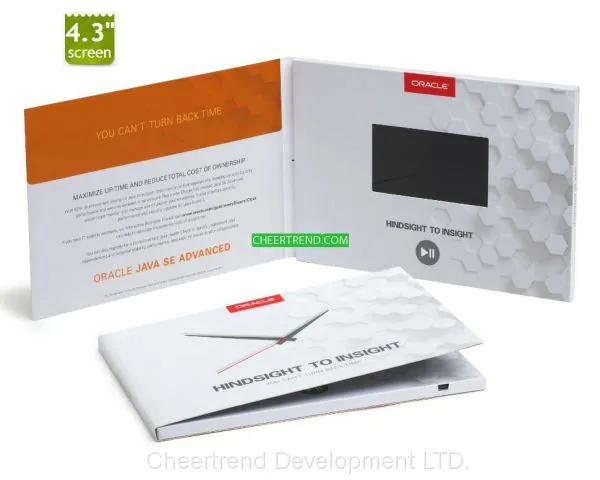 New Product Lcd Screen 4.3 Inch Promotional Video Message Card For Business Invitation photo-3
