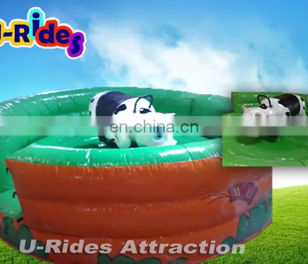 2017 Inflatable Baby Bull Rodeo Rides Play Like Adult Bull Rodeo For Sale