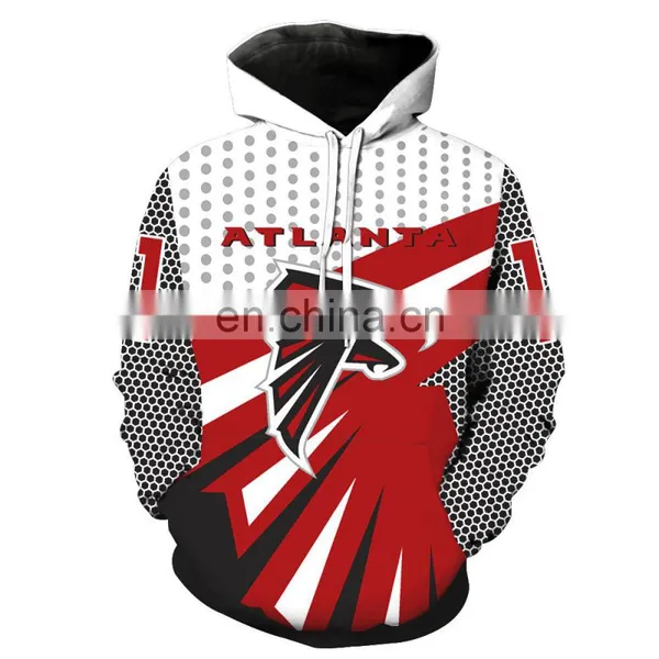 100% Pre-Shrunk Cotton Hoodies USA National Football Teams Hooded Sweatshirts Sweater photo-2