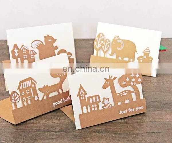 Cheap Fashion Animal Bulk Greeting Cards Thanks You Teachers Day Greeting Card photo-3