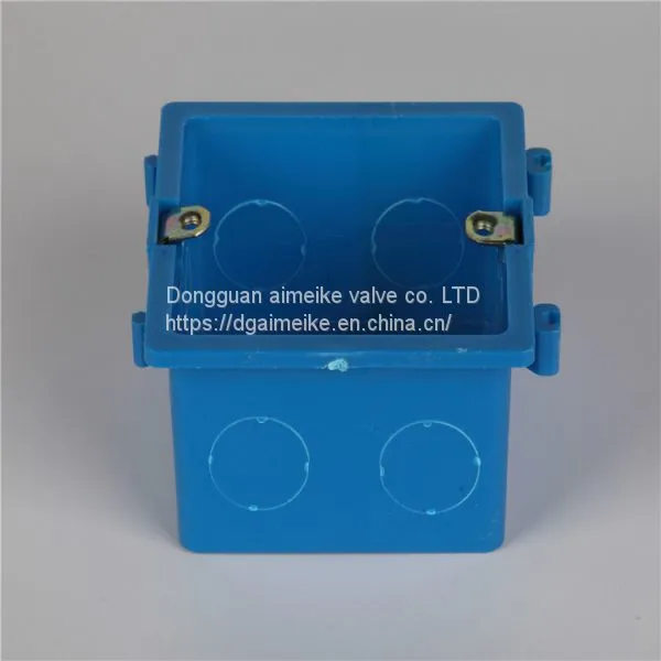 Blue / Red Color Switch Junction Box For Wall Switch / Socket Connecting Box