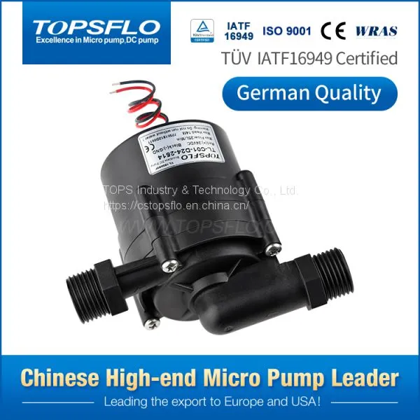 TOPSFLO High Quality TL-C01 12v 24v Brushless dc Micro Mini Water Pump photo-5