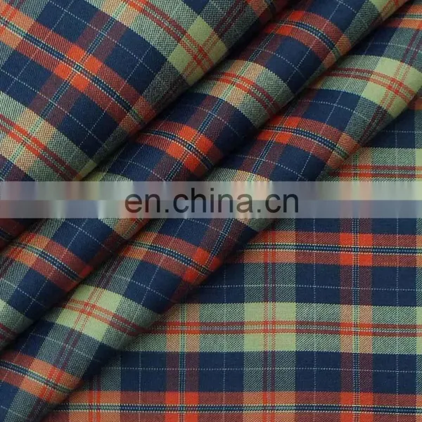 Chinese Supplier TC Fabric Check Pattern/plaids Poplin Fabric for Shirt photo-4