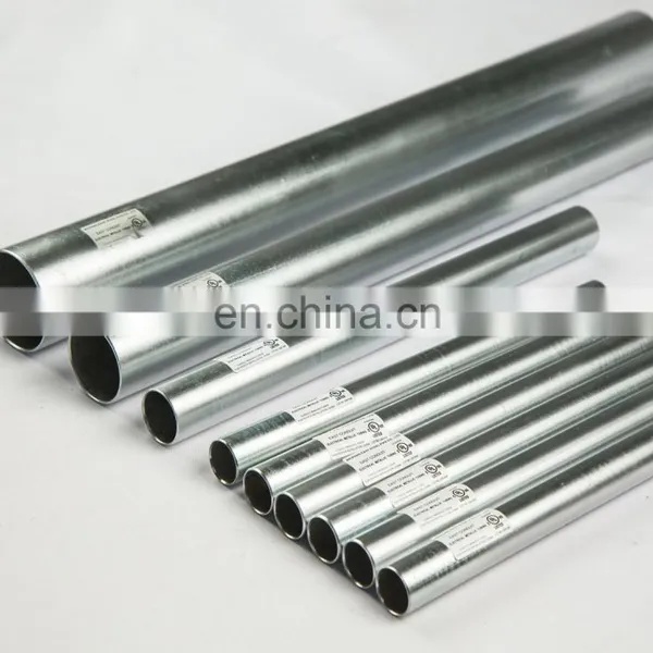 Hot Dip Galvanized Tubo Conduit Emt With One Coupling and One Plastic Protector photo-2