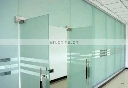 Customized Interior Frosted Glass Hinge Swing Door photo-2