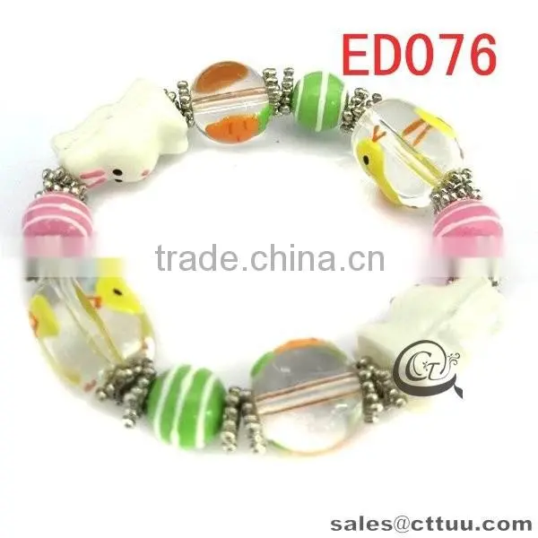 Cheap Christmas Gift Glass Bead Bracelet for Child photo-5