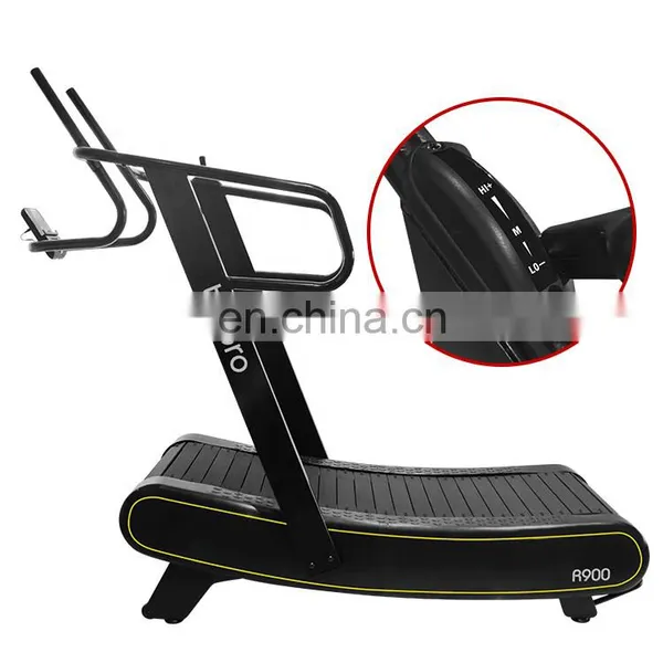 Fitness Equipment for Gym Use With Resistance Bar Curved Treadmill & Air Runner Running Machine Burn More Calories Treadmills photo-5