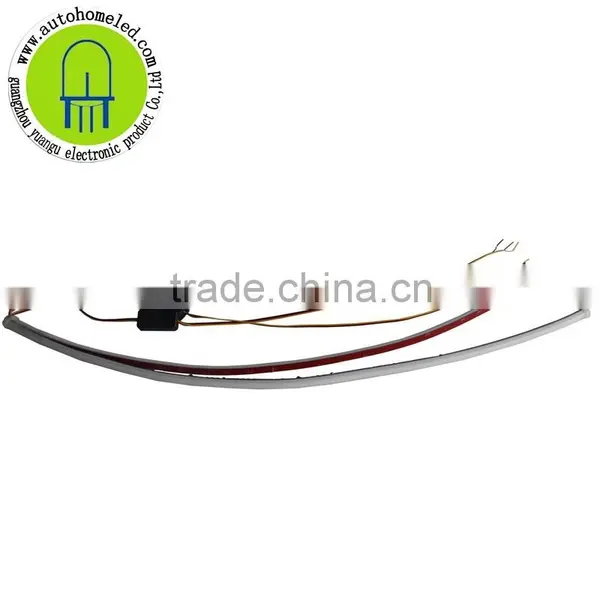 Universal LED Flexible Strip White or White Yellow Dual Color DRL Light photo-2