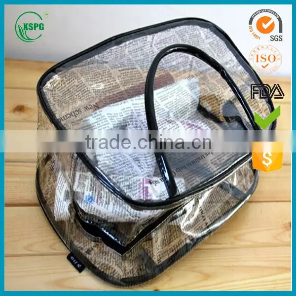 New Design Fashion Low Price Ladies Plastic Pvc Bag Handbag photo-2