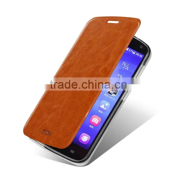 MOFi Case Celular Leather Flip Housing for Huawei Honor 3C, Mobile Phone Coque Back Cover for Huawei H30-L01 photo-3