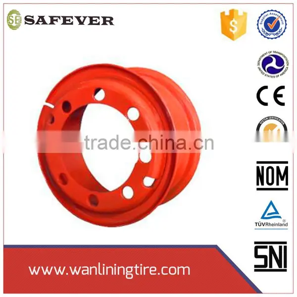 High Performance 19.5x7.5 19.5x8.25 Alloy/steel Wheel Rim for Truck photo-3