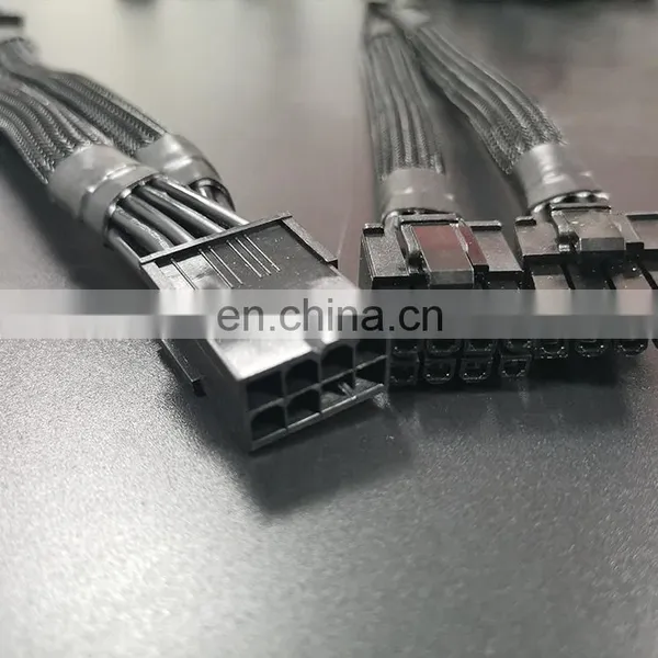 2022 Server Power Breakout Converter Board With 12 Pieces 6 Pin to 6+2 8 Pin Male PCI E PCIe PCI-E GPU Cable for 1200W PSU photo-2