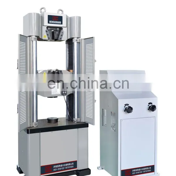 WE-1000D 1000KN Digital Display Hydraulic Universal Testing Machine With 50KN Load Cell photo-2