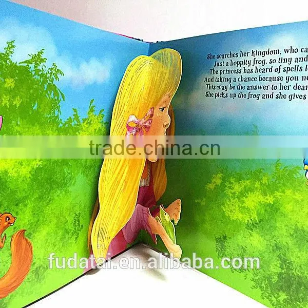 FDT Customizes Hard Cover Cheap Children 3D Pop-up Book Printing photo-2