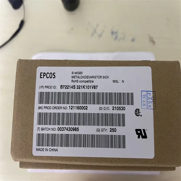 B72214S0321K101 EPCOS / TDK Varistors 320VAC 10% 14mm StandarD photo-2