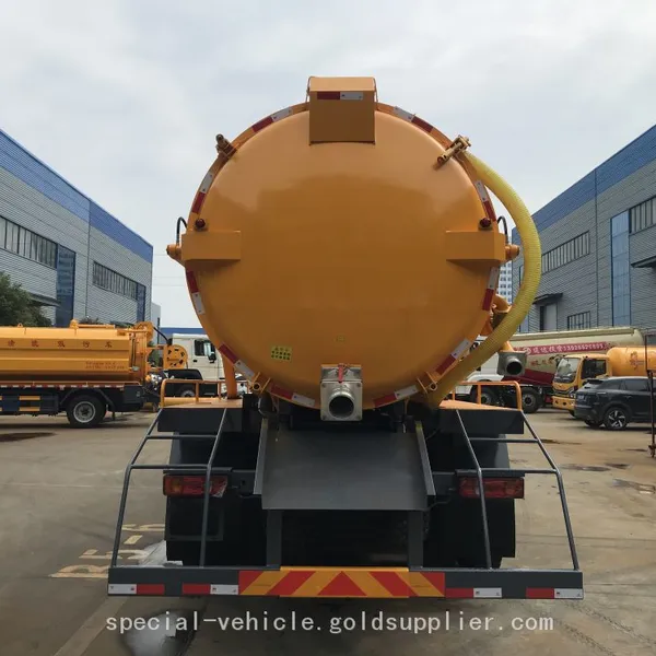 Коммерческий двухмостовой автогрузчик для сбора сточных вод Dongfeng для профессионального использования в сфере санитарно-бытовых услуг