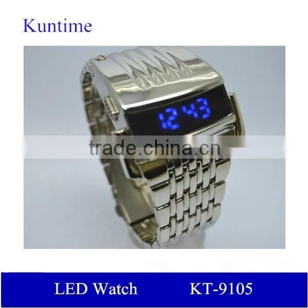 Wholesale Man Watch Vogue Stainless Steel Digital Watch photo-3