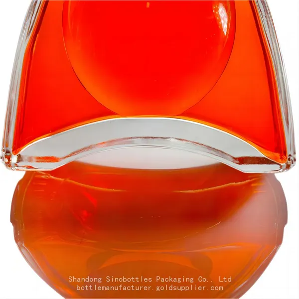 700ml 980g Premium Bar Top Whiskey Bottle XO Bottle Wholesale Gold Supplier SinoBottles Packaging photo-2