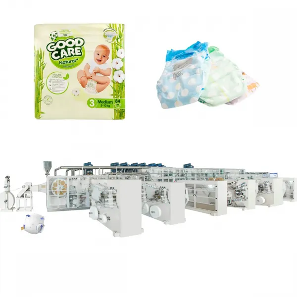 SHENGQUAN Big Ring Elastic Waistband Baby Diaper Training Pants Pull-ups Diaper Making Machine, Baby Diaper Making Machine