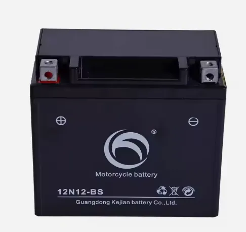 Motorcycle Battery 12N12-BS 12V12Ah Motorcycle Start Cranking Battery photo-2
