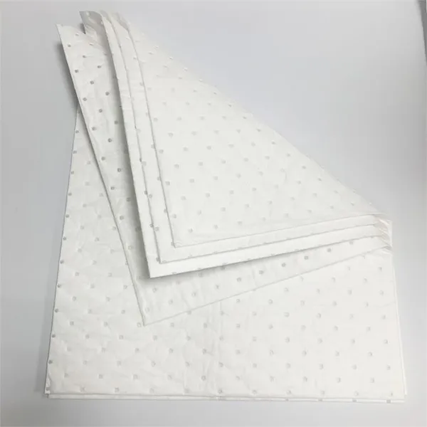 China Supplier 100% Polypropylene Oil Absorbent Pad for Oil Spill Control photo-4