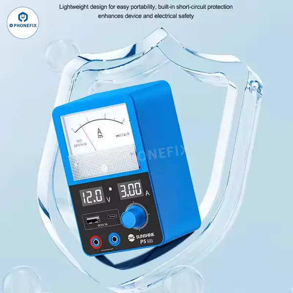 SUNSHINE P5 Mini Dual Display Power Supply With USB-C USB-A Output photo-3