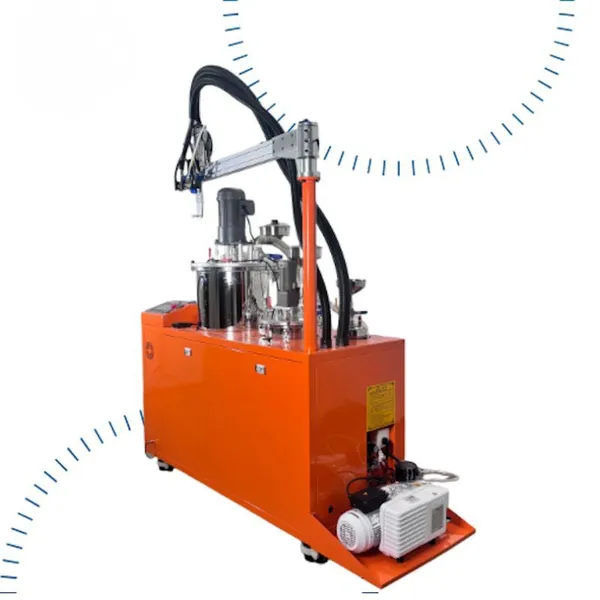 Automatic Polymer-Resin Glue Dispenser Machine AB Silicone PU Pasting Pre-Heating for Chemical Applications Gear Core Wood Case photo-2