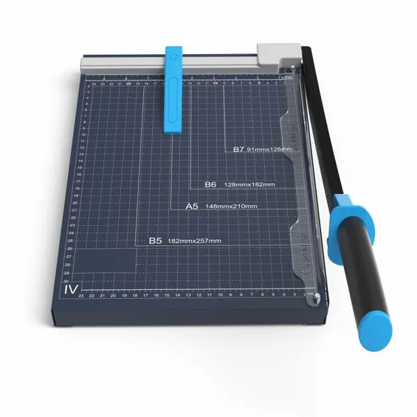 Premium Paper Guillotine Cutter A4 12 Inch Steel Paper Trimmer Metal Paper Cutting Machine Slicer Machine (GL410) photo-4
