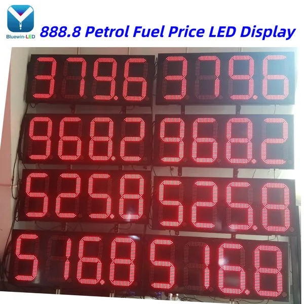 Led Number Display Gas Station,gas Monitor Display