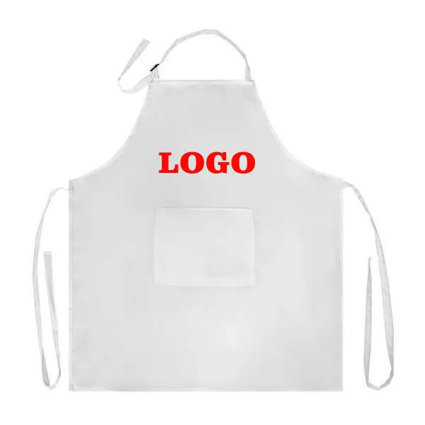 Sleeveless Apron Manufacturer Customize High Quality Low Price Poly-cotton Cooking Kitchen Aprons With Logo photo-5