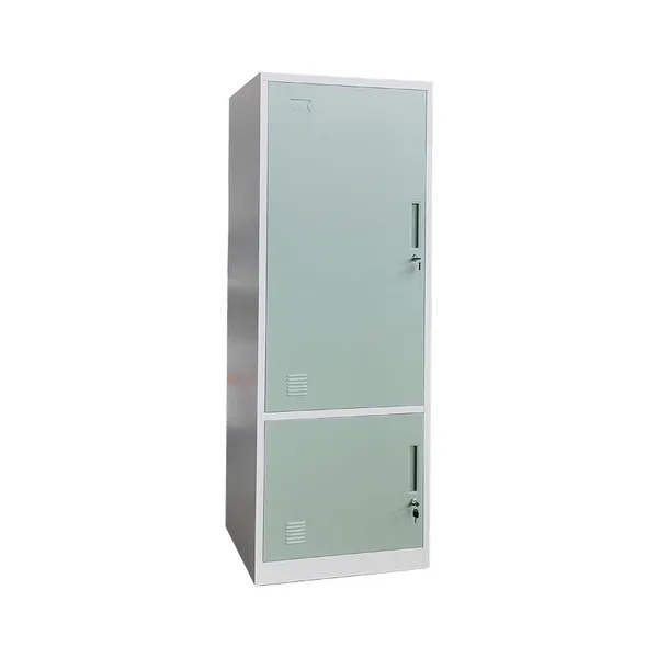 Single Door Metal Wardrobe Customized Apartment Steel Clothes Locker Under the Bunk Bed for School photo-3