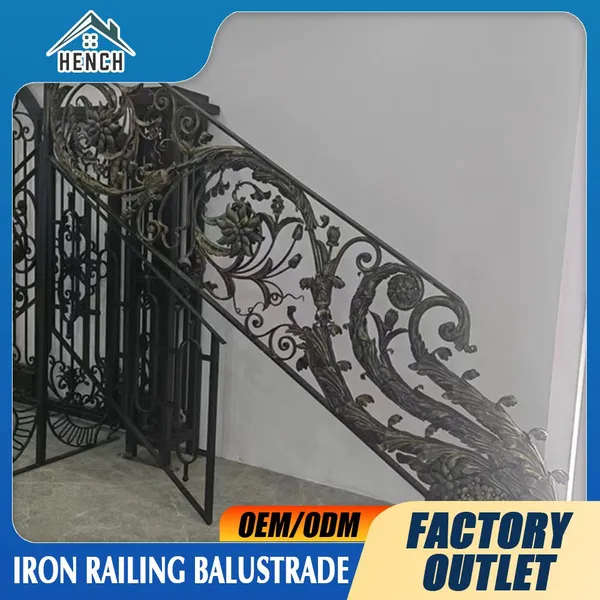 Wholesale Fancy Wrought Iron Railing China Balcony Balustrades photo-2