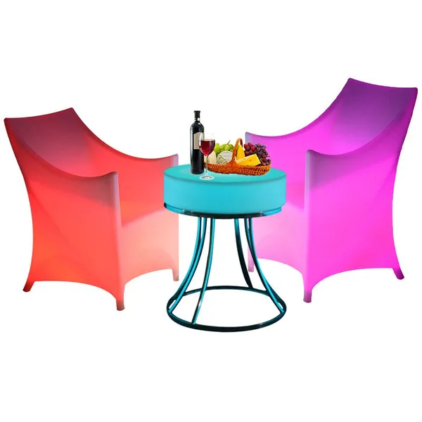 Outdoor Party Led Light up Led Furniture Illuminated Event Night Club Lounge Led Light Bar Furniture Chairs Tables Sofa Set