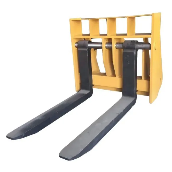 Pallet Fork Carriage With Hook On Tines and Slatted Backrest Frame photo-2