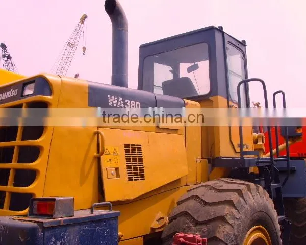 Reasonable Price Used Good Condition Wheel Loader WA380 for Cheap Sale in Shanghai photo-3
