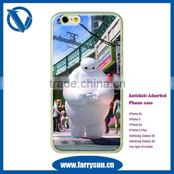 Custom TPU Mobile Phone Case for IPhone 6s/ Phone Cases Can be Adsorbed Glass