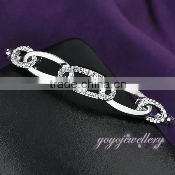 Hi Quality Make Crystal Gold Fashion Bangle photo-3