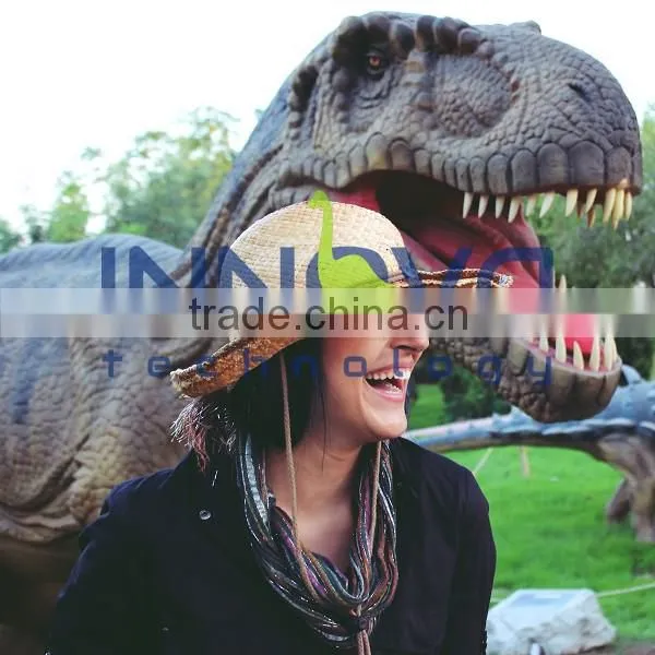 Life-size Automatic Inflatable Amusement Rides of Animatronic Dinosaurs photo-3