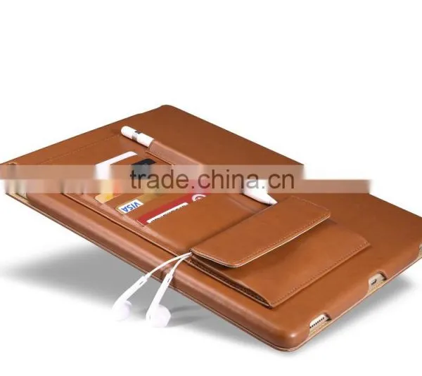 Original Icarer PU Leather Case For IPad Pro Business Design With Card Holder Leather Case For IPad Pro 12.9 MT-5351 photo-3