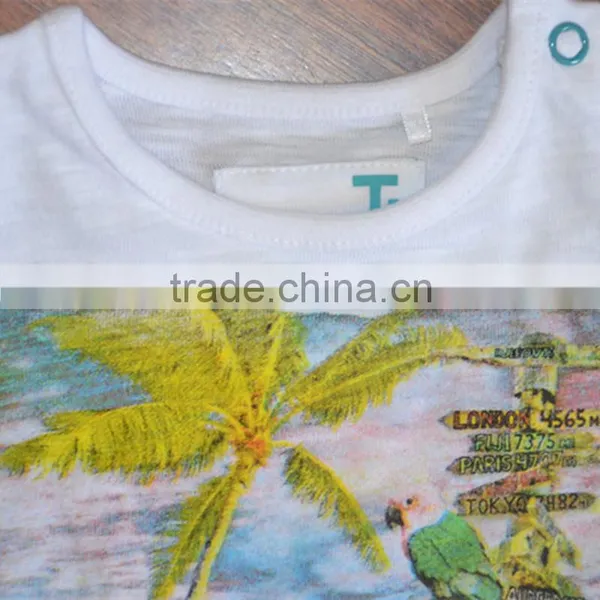 The Baby's 100% Cotton T-shirt Children Short-sleeved Blouse photo-4